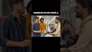 Singing Sad Song In Delhi Metro  Sad Reactions😭  Jhopdi K metrosinging singing prank [upl. by Merriman]