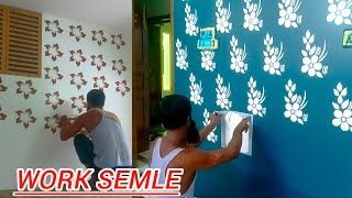 House paint for bedroom design fashionWALL Fashion design painting for Bangladesh [upl. by Namharludba]