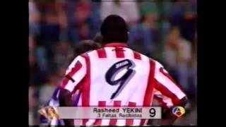 RASHIDI YEKINI DESTROYS REAL MADRID STARS [upl. by Gaughan22]