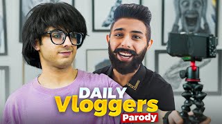 DAILY VLOGGERS PARODY 😘  CARRYMINATI [upl. by Aniroc995]