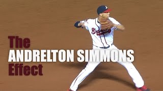 Best Fielder In Baseball Andrelton Simmons Defensive Highlights [upl. by Hsoj492]