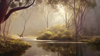 Australian bushland and billabongs ambient music to relax study and sleep 🏞️🎶💤 [upl. by Inirt58]