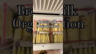 Breast milk freezer organization [upl. by Savitt]