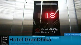 Brand New ThyssenKrupp Lifts at Hotel GranDhika Jakarta [upl. by Primavera]