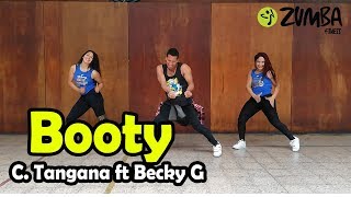 Booty  C Tangana Becky G  Coreografia  Zumba  Carlos Safary [upl. by Licec920]