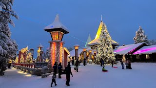 Christmas Santa Claus Village 🦌🎅🎄 Rovaniemi Lapland Finland Arctic Circle home of Father Christmas [upl. by Gnil137]