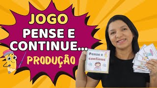 Jogo Produção Textual  Pense e Continue 1º ao 5º ano Professor em Sala [upl. by Uhayile]