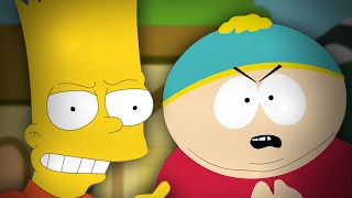 Bart Simpson vs Eric Cartman  Epic Cartoon Made Rap Battle Season 3 [upl. by Lona]