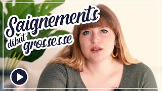 Saignements début grossesse  Hématome [upl. by Emiaj]