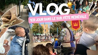 1er jour dans le Sud fête médiévale  VLOG [upl. by Notslah]