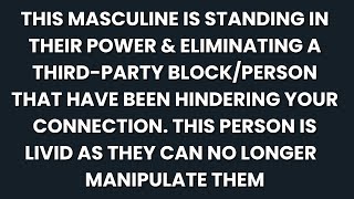 This Masculine is Standing in their POWER amp Eliminating ThirdParty Blocks Divine Feminine [upl. by Eleahcim]