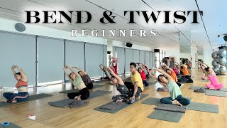 Home Workout  Yoga For Beginners  25 Minutes Of Beginner Backbends amp Twist Sequence [upl. by Netniuq402]