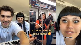 Fer Vázquez se cruzó con un TikTok de Flor Álvarez cantando en la calle una canción de Maria Becerra [upl. by Namzzaj207]