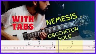 Nemesis  Obocheton Solo TAB  Guitar Lesson [upl. by Hinckley]