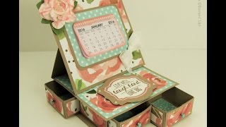 Desktop Calendar and Organiser Part 1 of 2 Great Christmas Gift [upl. by Dylane893]