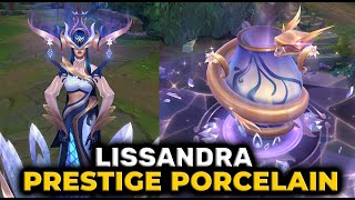 Prestige Porcelain Lissandra Skin Preview  League of Legends [upl. by Eneg227]