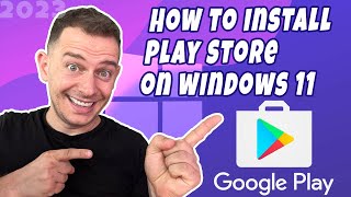 How to install Google Play Store on Windows 11  Supper Easy Method 2023 [upl. by Sharos722]