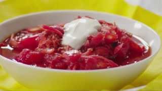 How to Make Borscht  Soup Recipes  Allrecipescom [upl. by Arni]