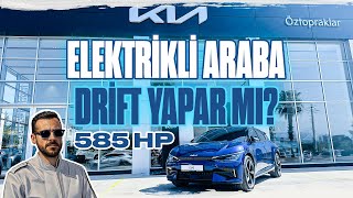 ELEKTRİKLİ ARABA DRİFT YAPAR MI KİA EV6 İLE DRİFT DENEDİM [upl. by Zzaj]