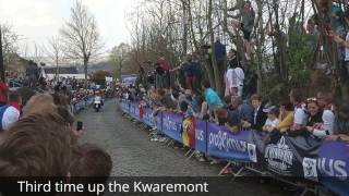 Ronde Van Vlaanderen 2017 Oude Kwaremont [upl. by Stacee]