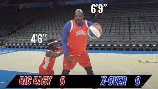 The secondSHORTEST player in Globetrotter history vs a 7 Footer [upl. by Fording]