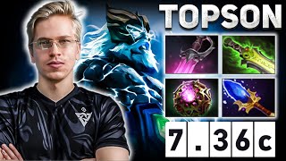 TOPSON Shows Skill on SIGNATURE ZEUS  Dota 2 Zeus 736c [upl. by Ahsoet]