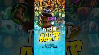 Types Of Boots mobilelegends mlbb [upl. by Yesiad]