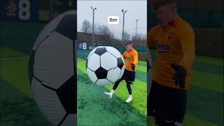 Random Juggle Challenge❓⚽️😅 ‘Ben Nuttall’s Football Wipeout’ game available now 🔥 [upl. by Divadnahtanoj]