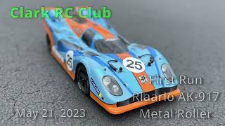 Clark RC Club  1st run Rlaarlo AK917 Metal Alloy Roller  May 21 2023 [upl. by Dieter472]