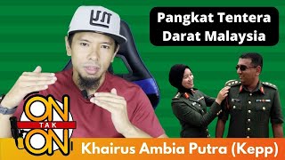 Apakah pangkatpangkat yang ada pada Tentera Darat Malaysia  On Tak On Ep 79 [upl. by Alien]