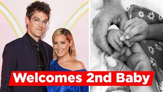 Ashley Tisdale Welcomes 2nd Baby With Husband Christopher French [upl. by Delmar]