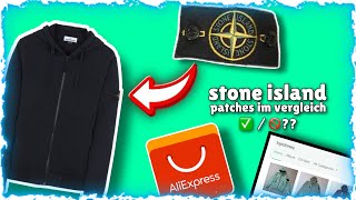 Stone Island Patches im Vergleich ⚪️ topstoney amp aliexpress [upl. by Charmian]