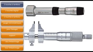 Micromètres dintérieures et leur application  ميكرومتر الداخلي من حيث انواعه واستعماله [upl. by Ahsatin]