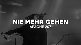 Apache207  Nie mehr gehen Lyrics  nieverstehen [upl. by Zachery]