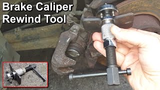 Brake Caliper Piston Rewind Tool [upl. by Einnim196]