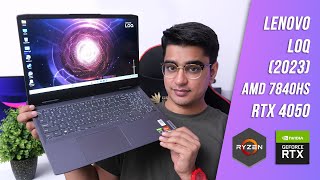 Lenovos New Affordable Gaming Laptops LOQ 15 RTX 4050 AMD 7840HS Review [upl. by Eemak]