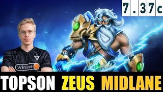 🤯TOPSON ZEUS MID 737C DOTA 2 HIGHEST MMR MATCH dota2gameplay dota2 topson [upl. by Schurman819]