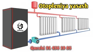 otopleniya yasash otopleniya qanday yasaladi video izoh [upl. by Znieh]