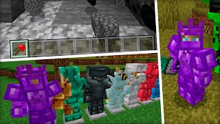 MAS MINERALES ARMADURAS para MINECRAFT PE 120  ORES ADDON para MINECRAFT BEDROCK  ORES MOD MCPE [upl. by Bartholomew]