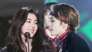 VRENE moments BTS Taehyung V amp Red Velvet Irene😍 [upl. by Moulden]