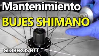 Mantenimiento de buje Shimano Deore y XT  GLOBEROS BTT [upl. by Wileen]