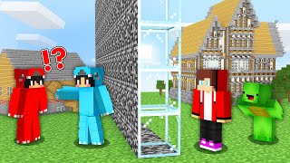 MEGA BUILD CHALLENGE  OMZ amp CASH vs JJ amp MIKEY in Minecraft Maizen [upl. by Ssew]