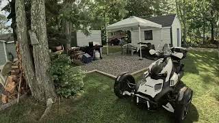 Getting Soaked  Bike Week 2024 Laconia Trip in and Cabin review [upl. by Ettennad]