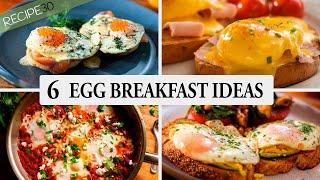 6 Egg Cracking Breakfast Recipes You Have to Try [upl. by Christis]