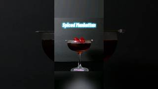 Spiced Manhattan Cocktail shorts [upl. by Delaine]