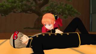 mmd銀魂 This is not what you think Okita  Kagura  Yamazaki [upl. by Renba712]