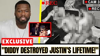 When Diddy PMPS Justin Bieber Acts In The front of Hollywood Men 50 Cent DISCLOSES Him [upl. by Osicran]