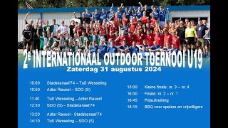 LIVE International Outdoor U19 Korfball Tournament Stadskanaal [upl. by Hcra]