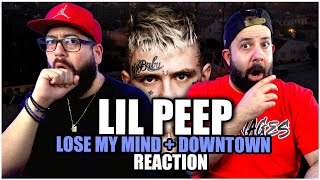 The BROS React to LIL PEEP  Lose My Mind  Downtown  REACTION [upl. by Dulla]