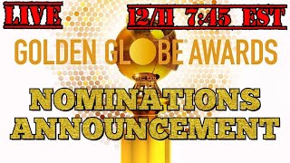 GOLDEN GLOBES 2024 NOMINATIONS ANNOUNCEMENT LIVE [upl. by Aliam]